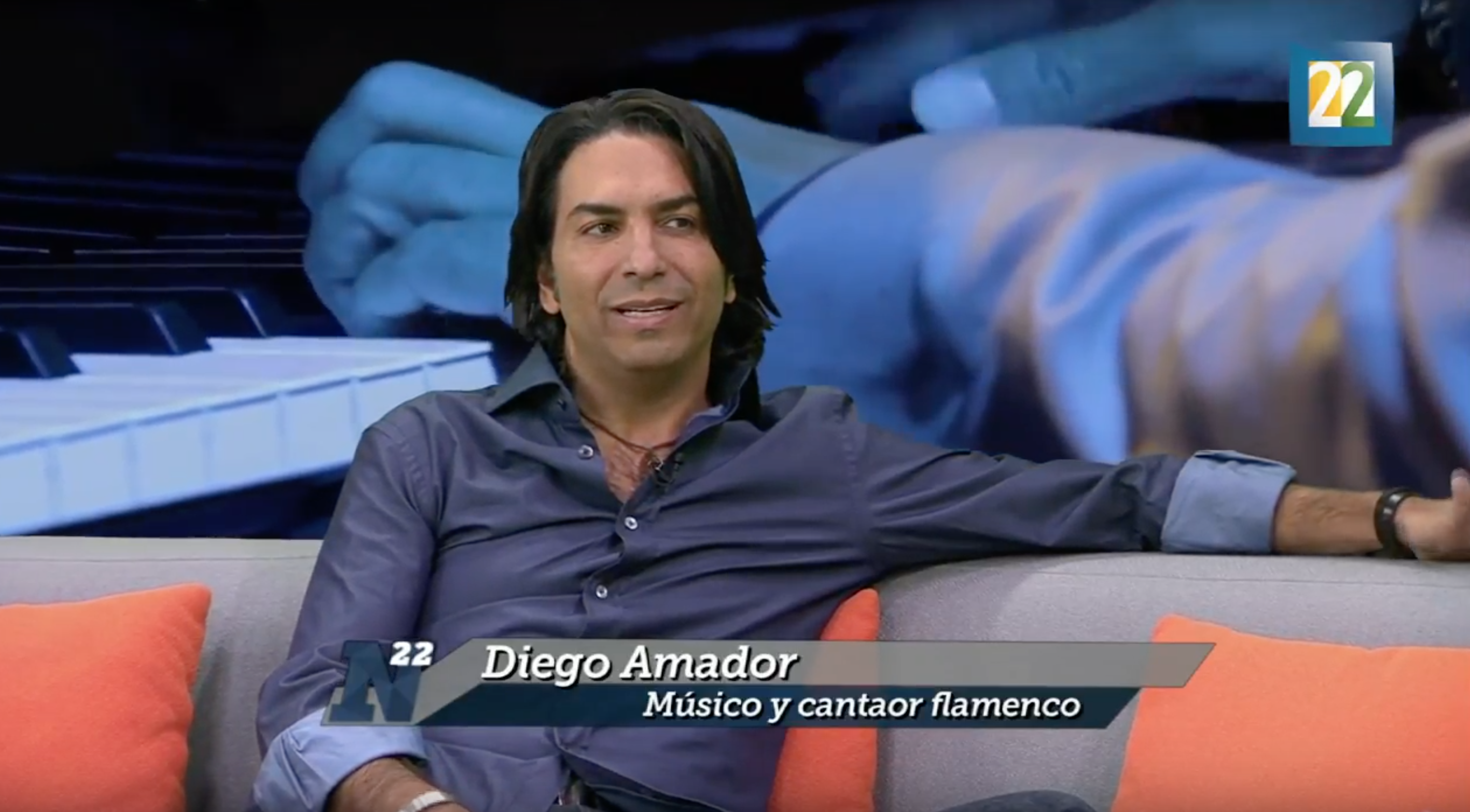 Entrevista para canal 22 de Diego Amador